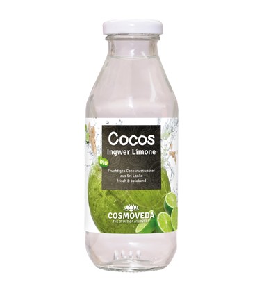 Organic Coconut Water Ginger Lime 360ml